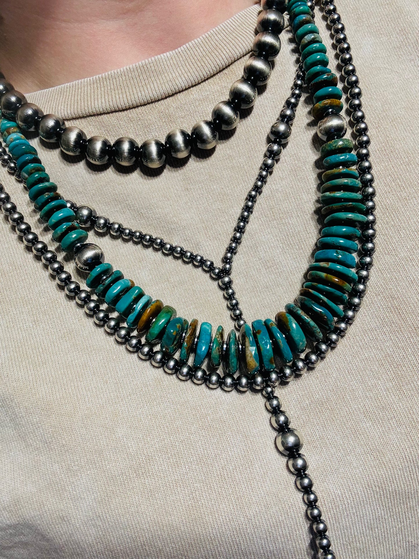 5mm 22inch sterling silver pearls