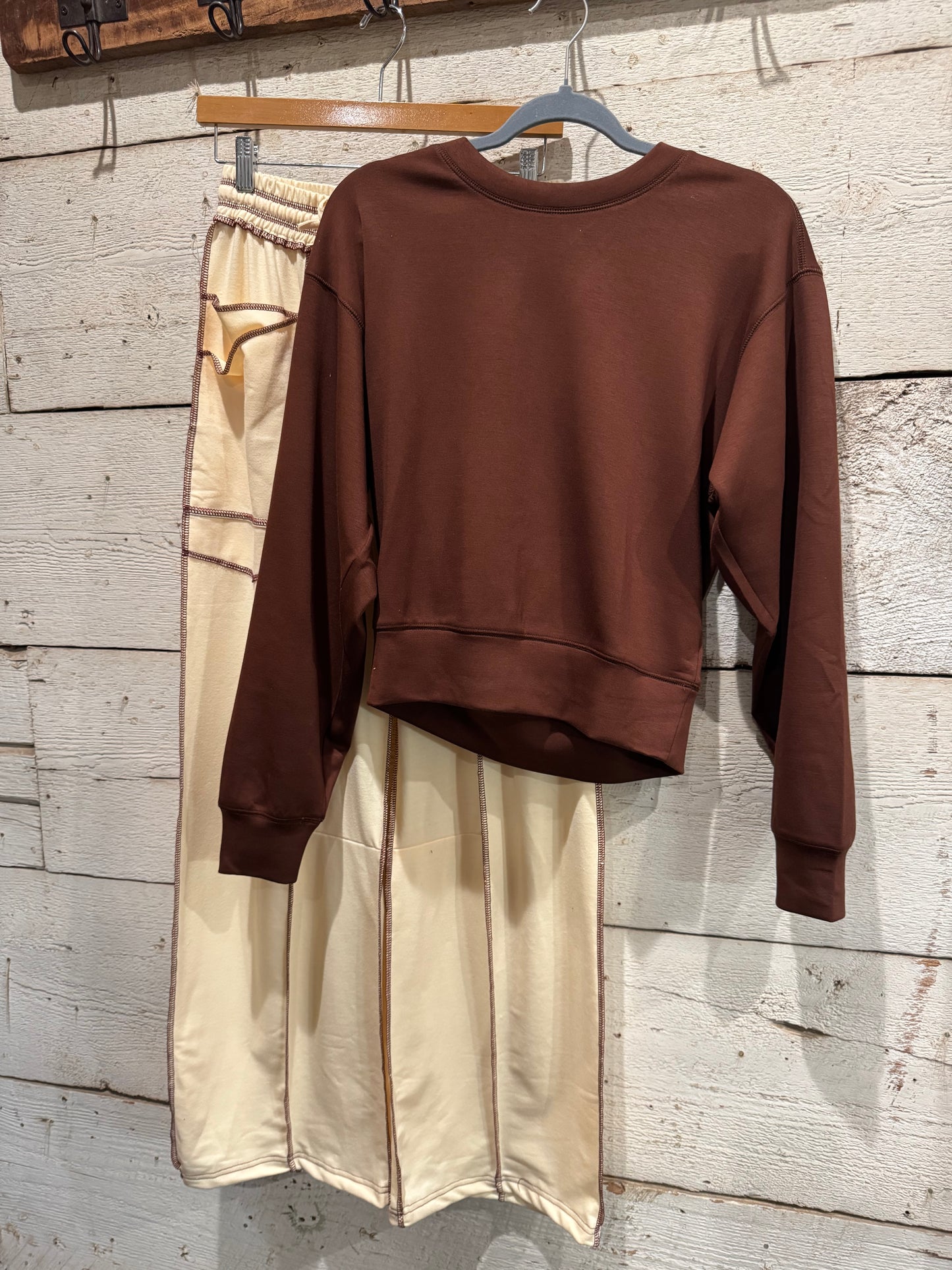 Beige Barrel Sweats
