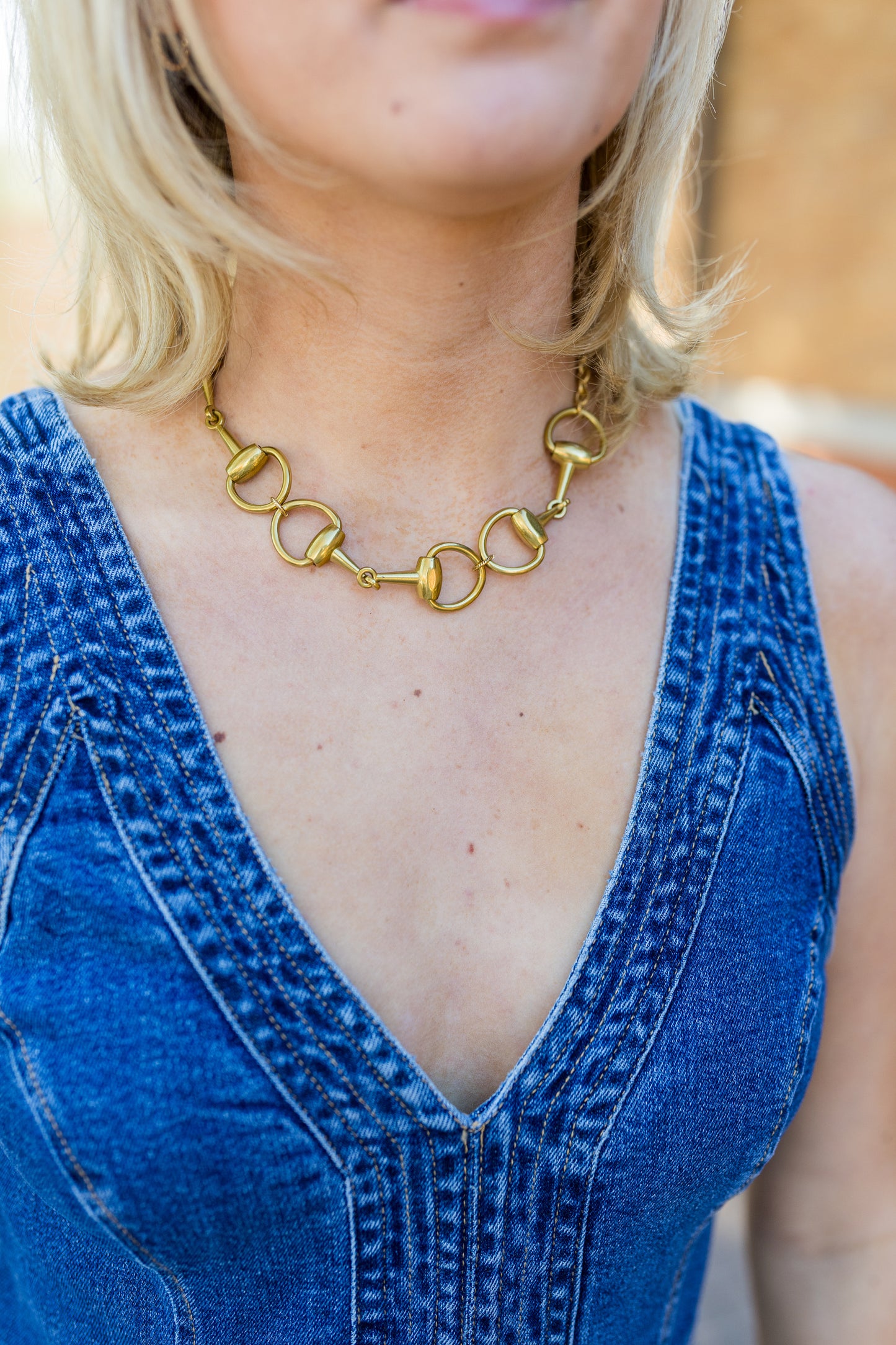Gold Bit Chocker