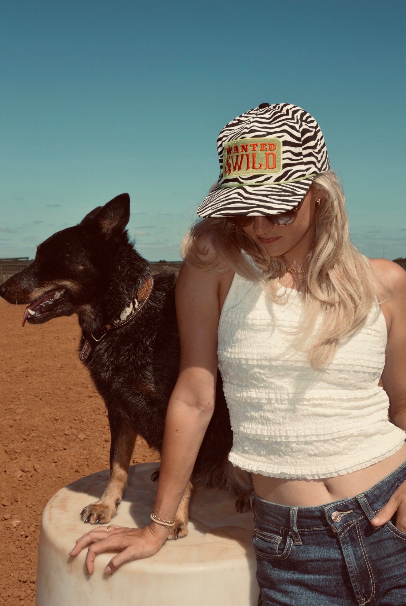 Wanted & Wild Zebra Hat