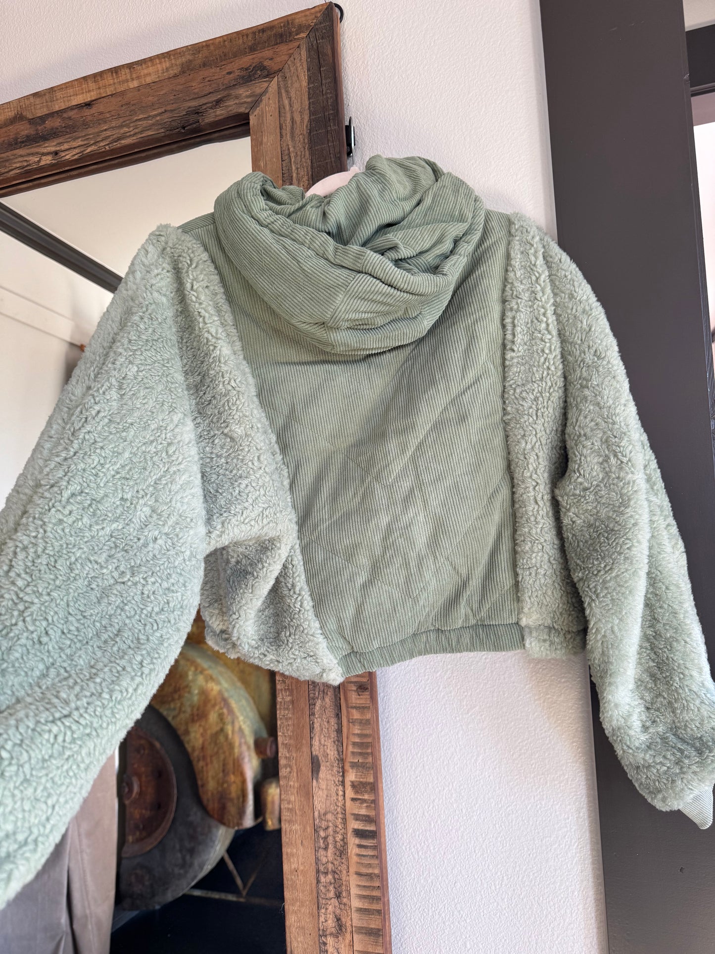 Sage Hooded Puffer Jacket