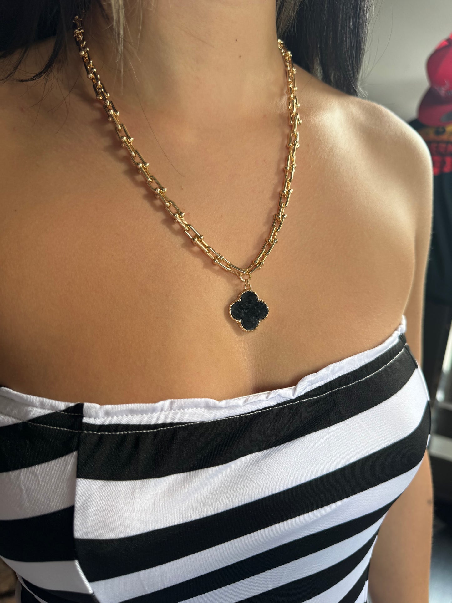 Fiona U Chained Necklace