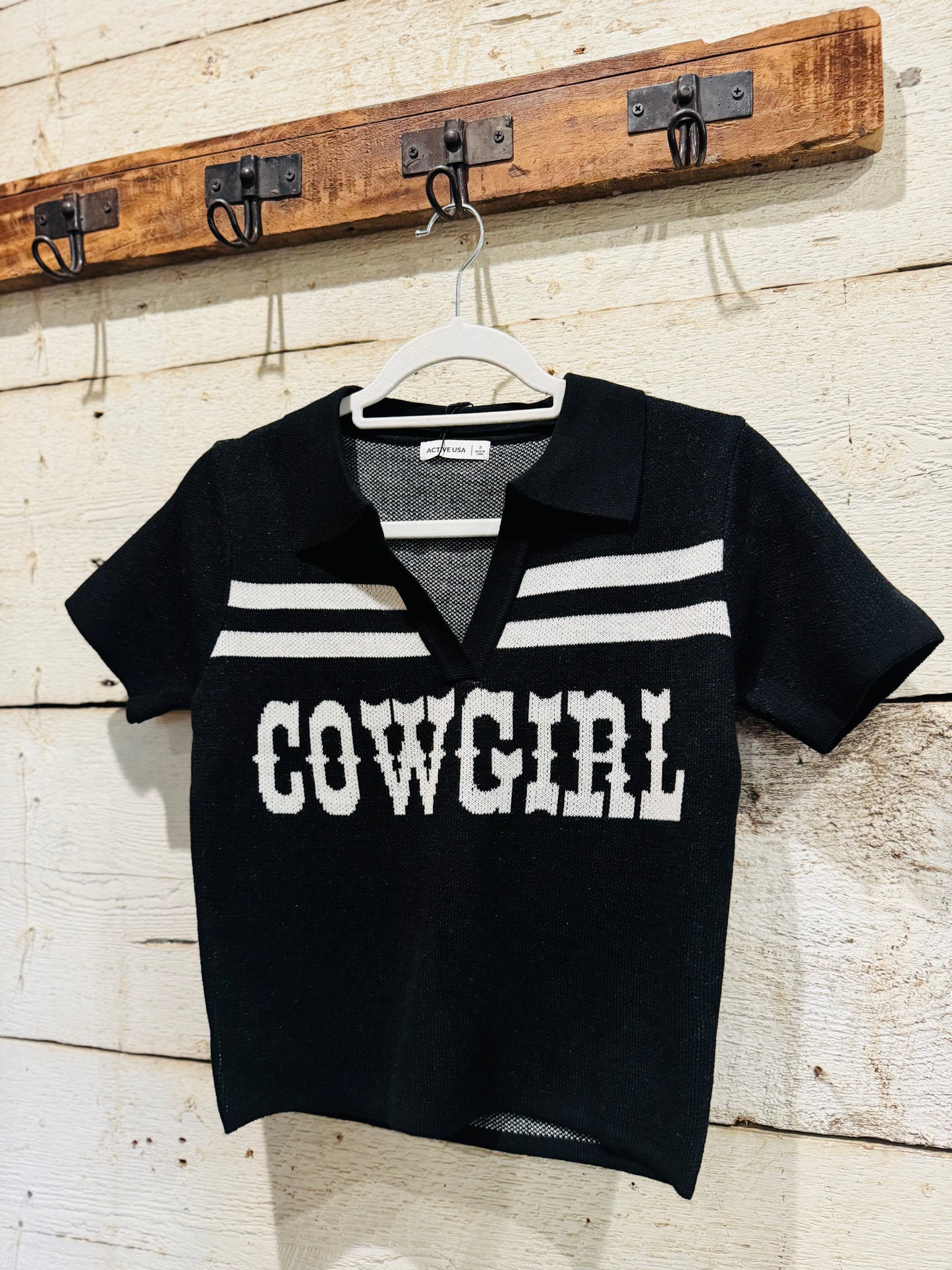 Collared Cowgirl Top
