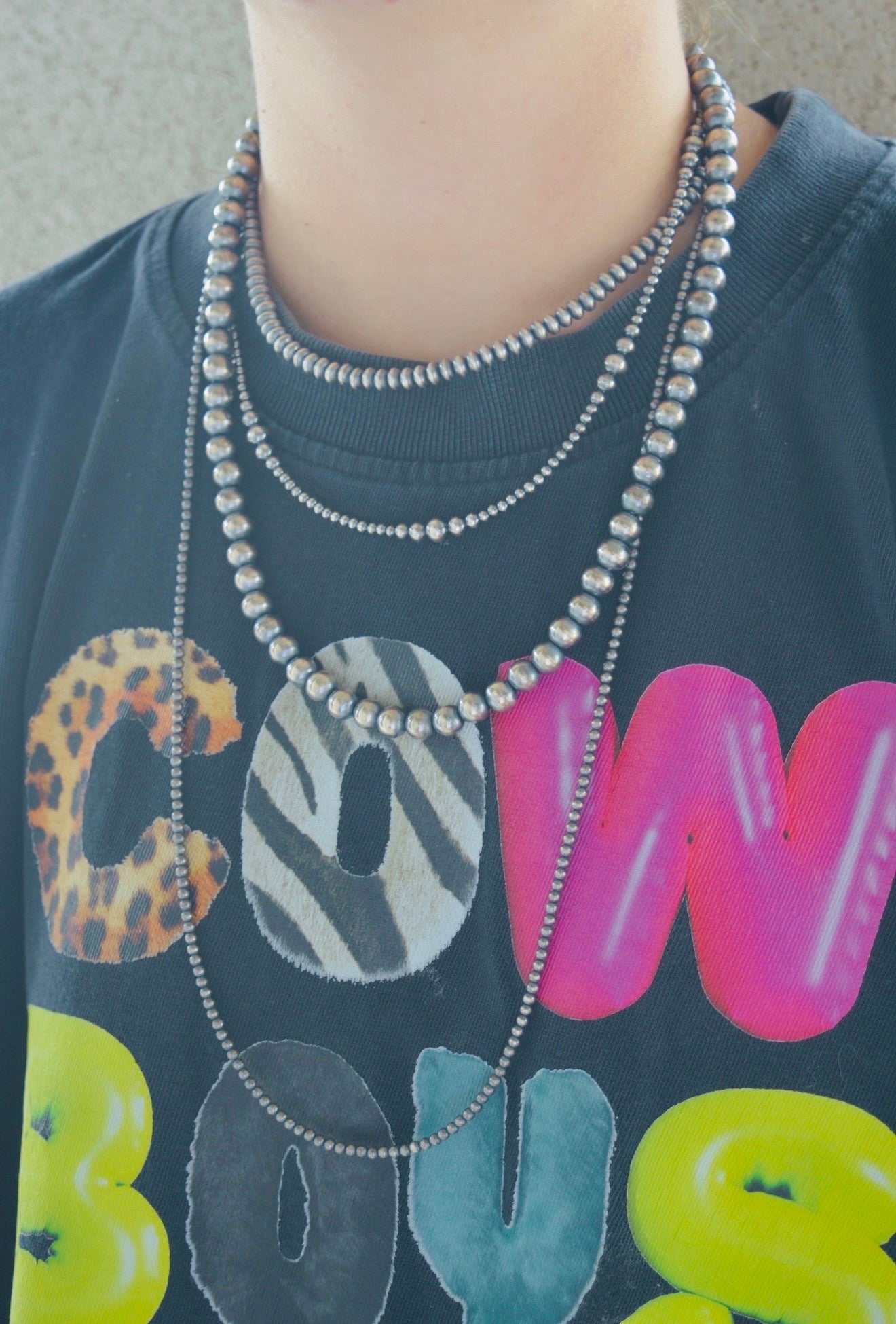 2mm Stacking Pearl Necklace
