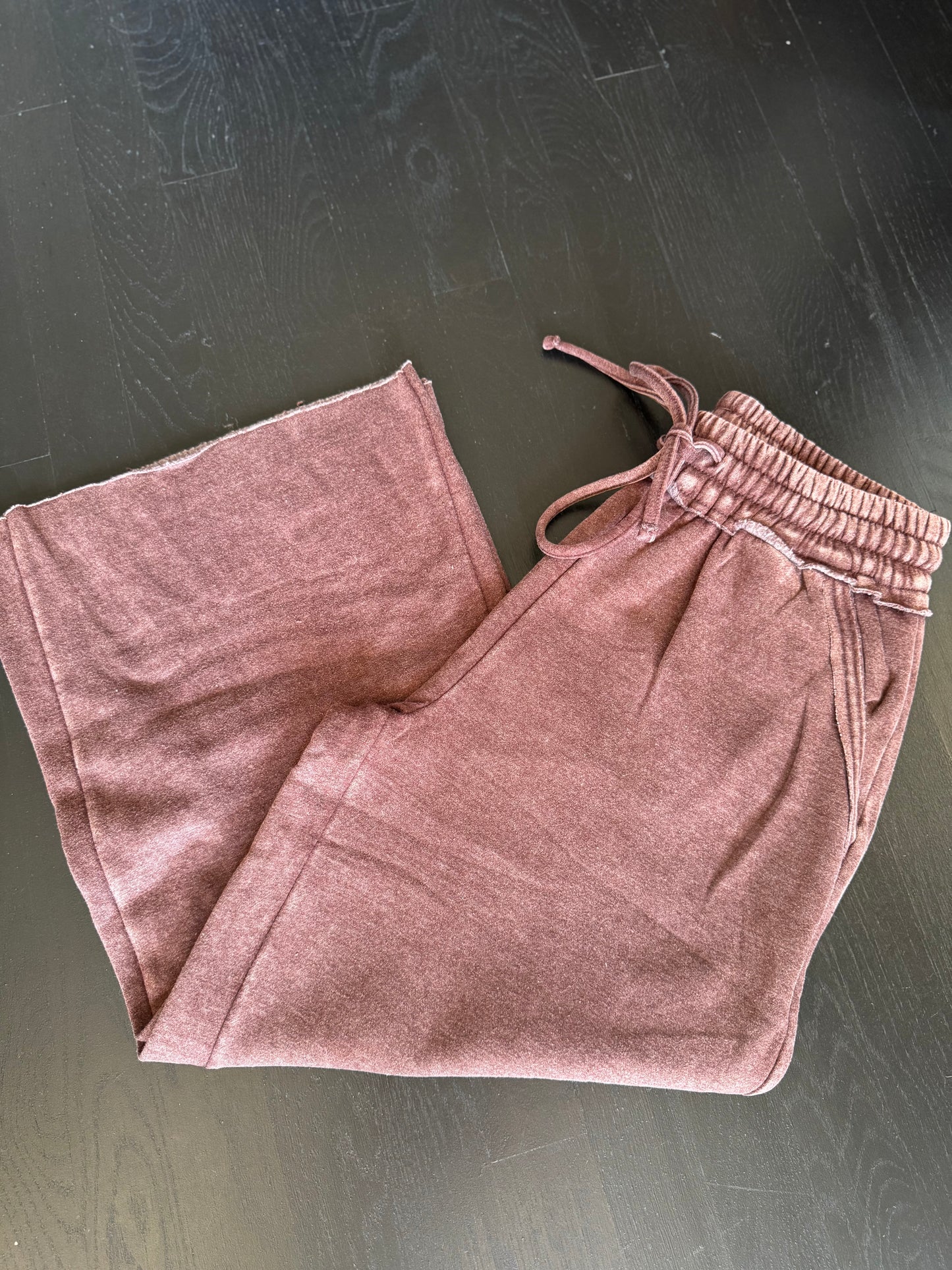 Brown Fleece Sweatpants