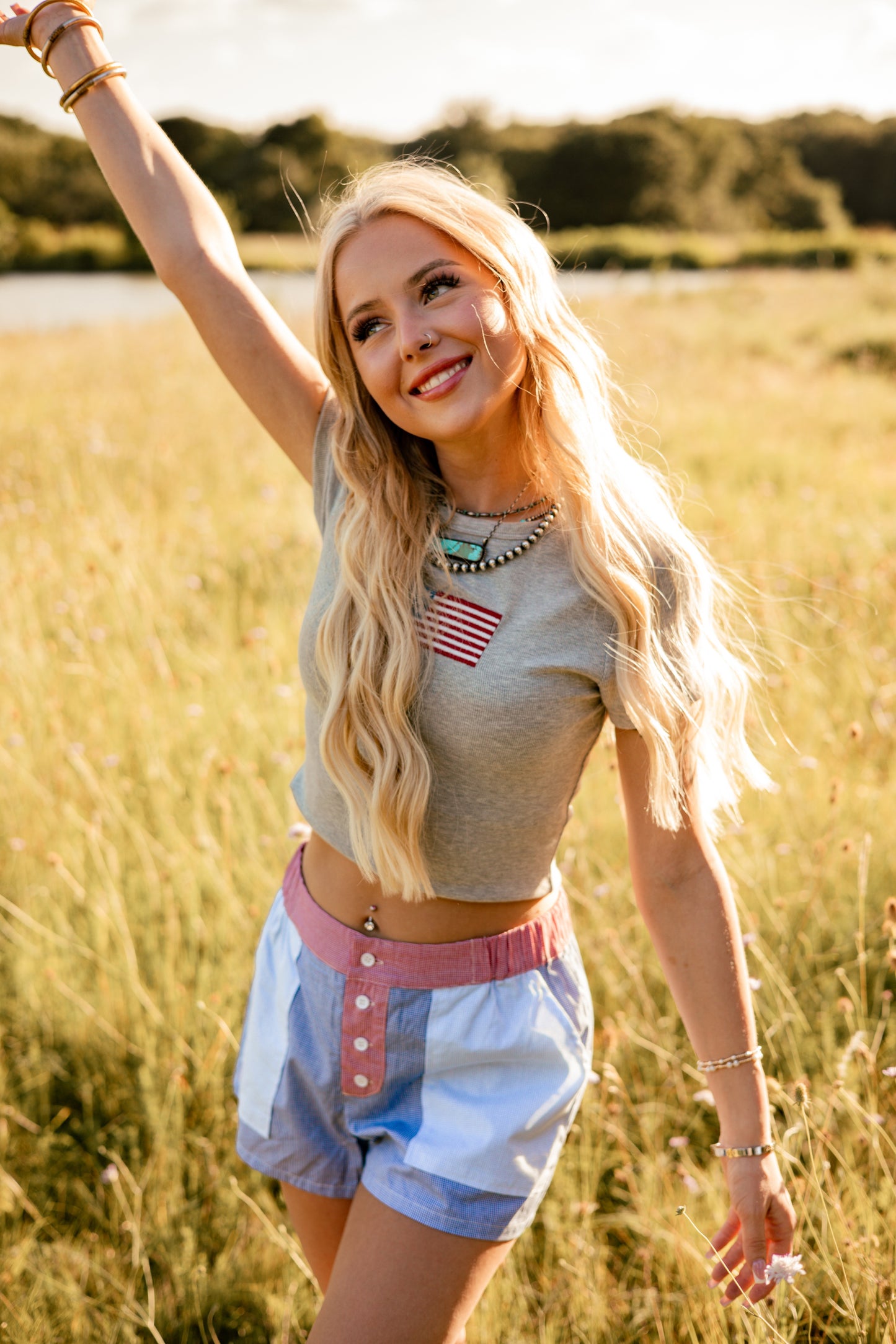 American Flag Top