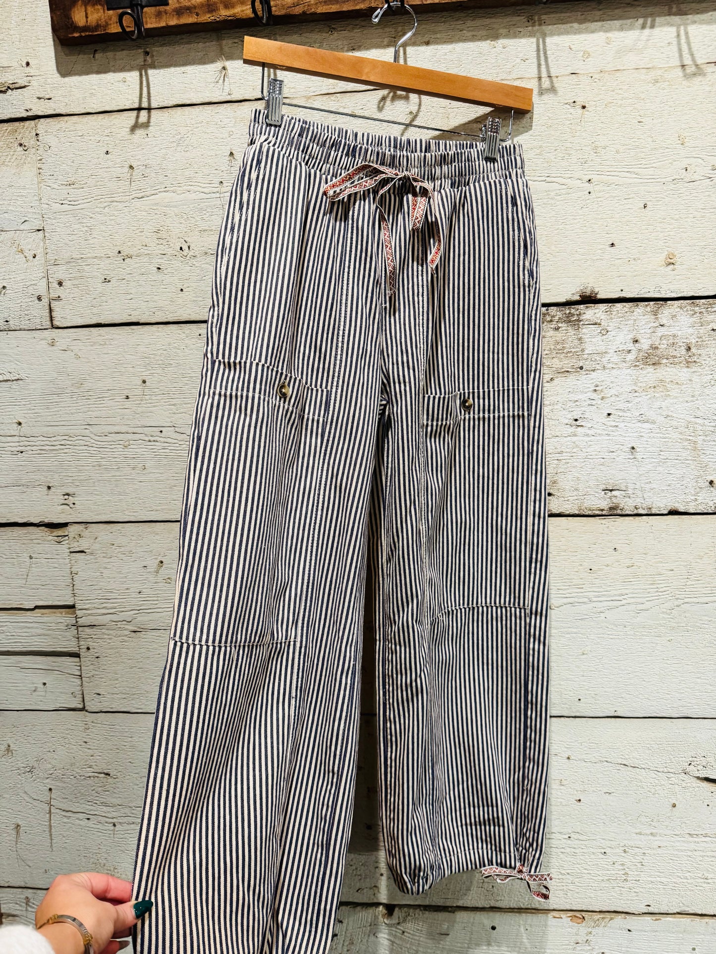 Wide Leg Draw String Pants