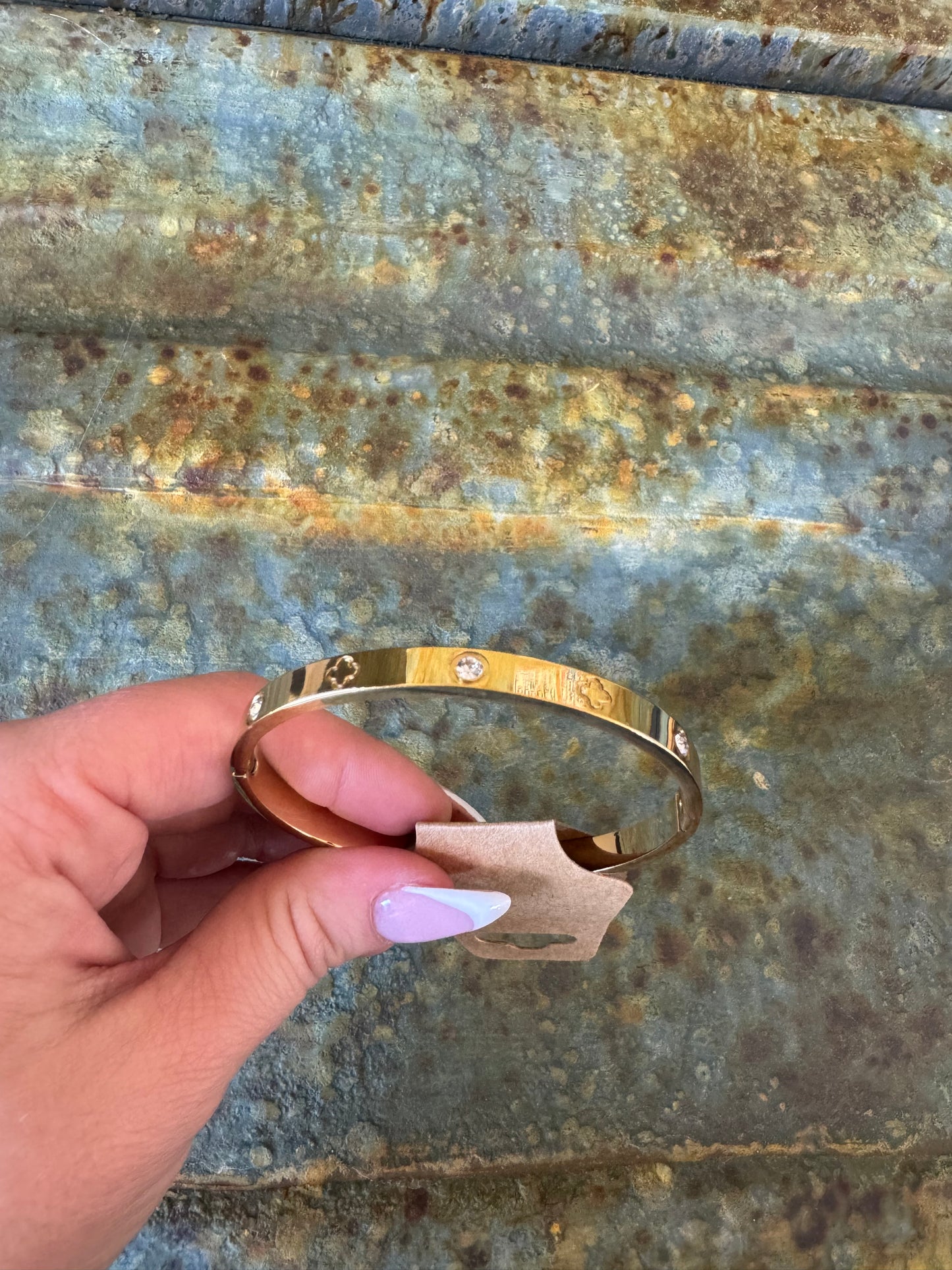 Gold Rhinestone Bracelet