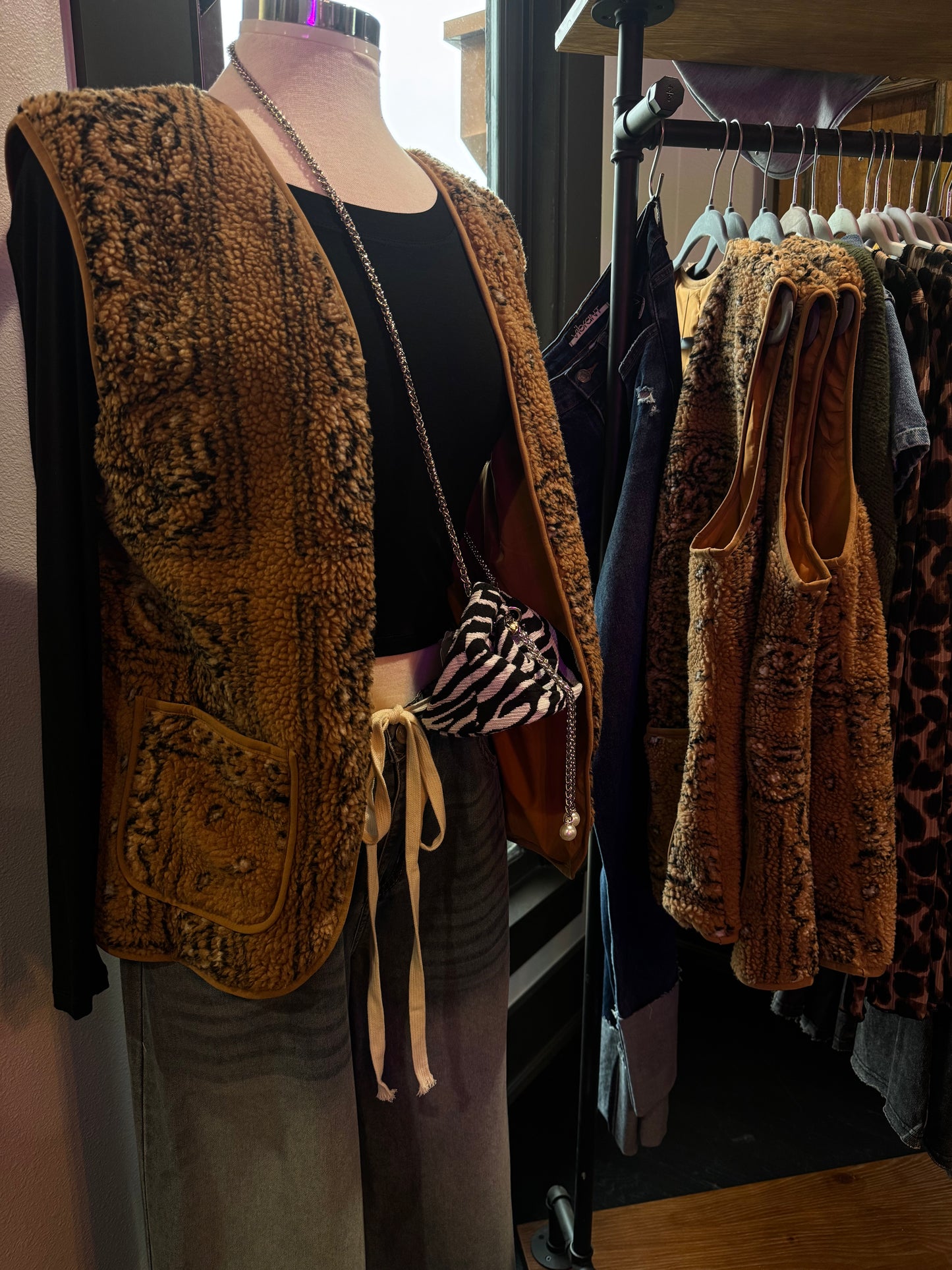 Brown Paisley Vest