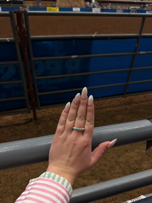 turquoise stoned ring