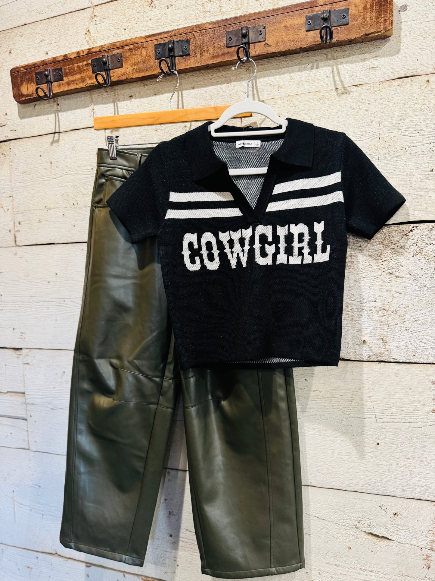Collared Cowgirl Top