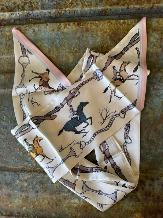 Multi Color Horse Scarf