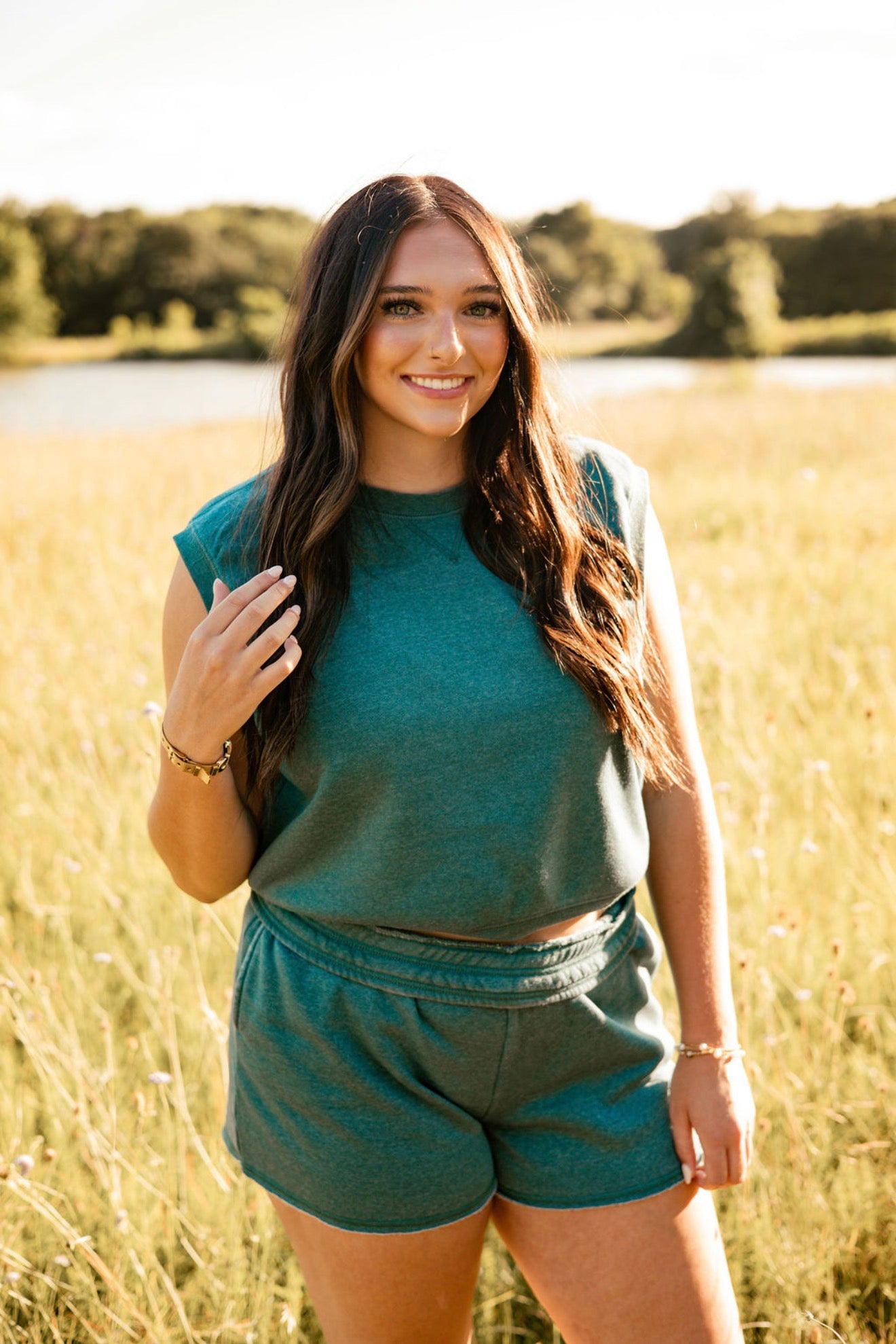 Sleeveless Top & Short Set