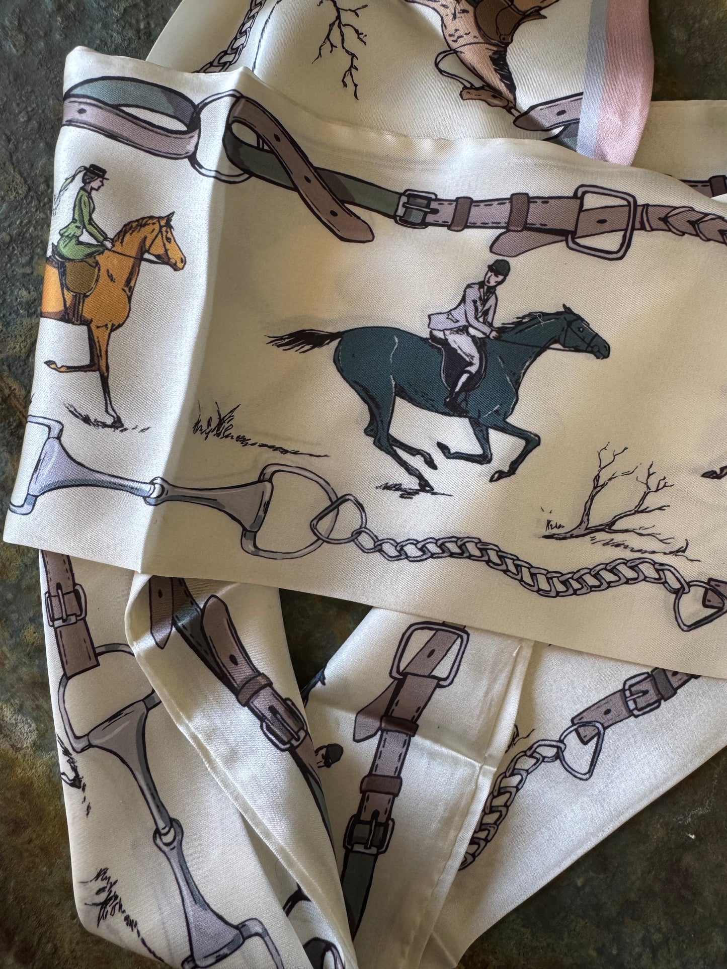 Multi Color Horse Scarf