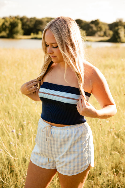 Baby Blue Pocket Shorts