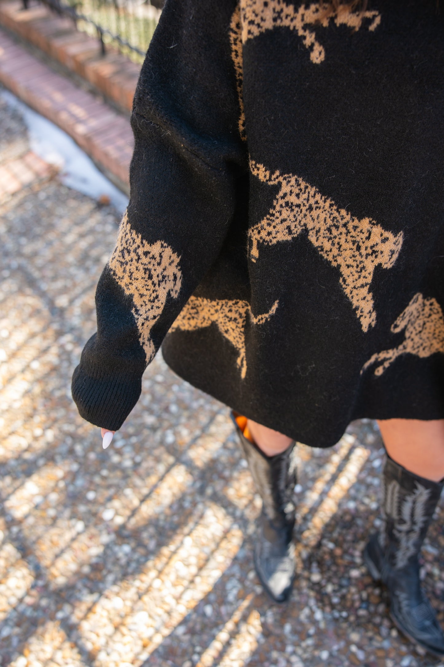 Cheetah Oversized Sweater