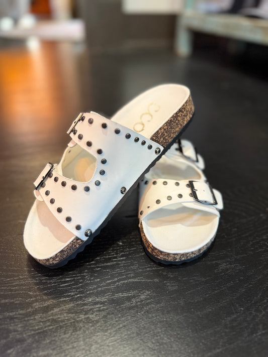 Rounded Stud Sandals
