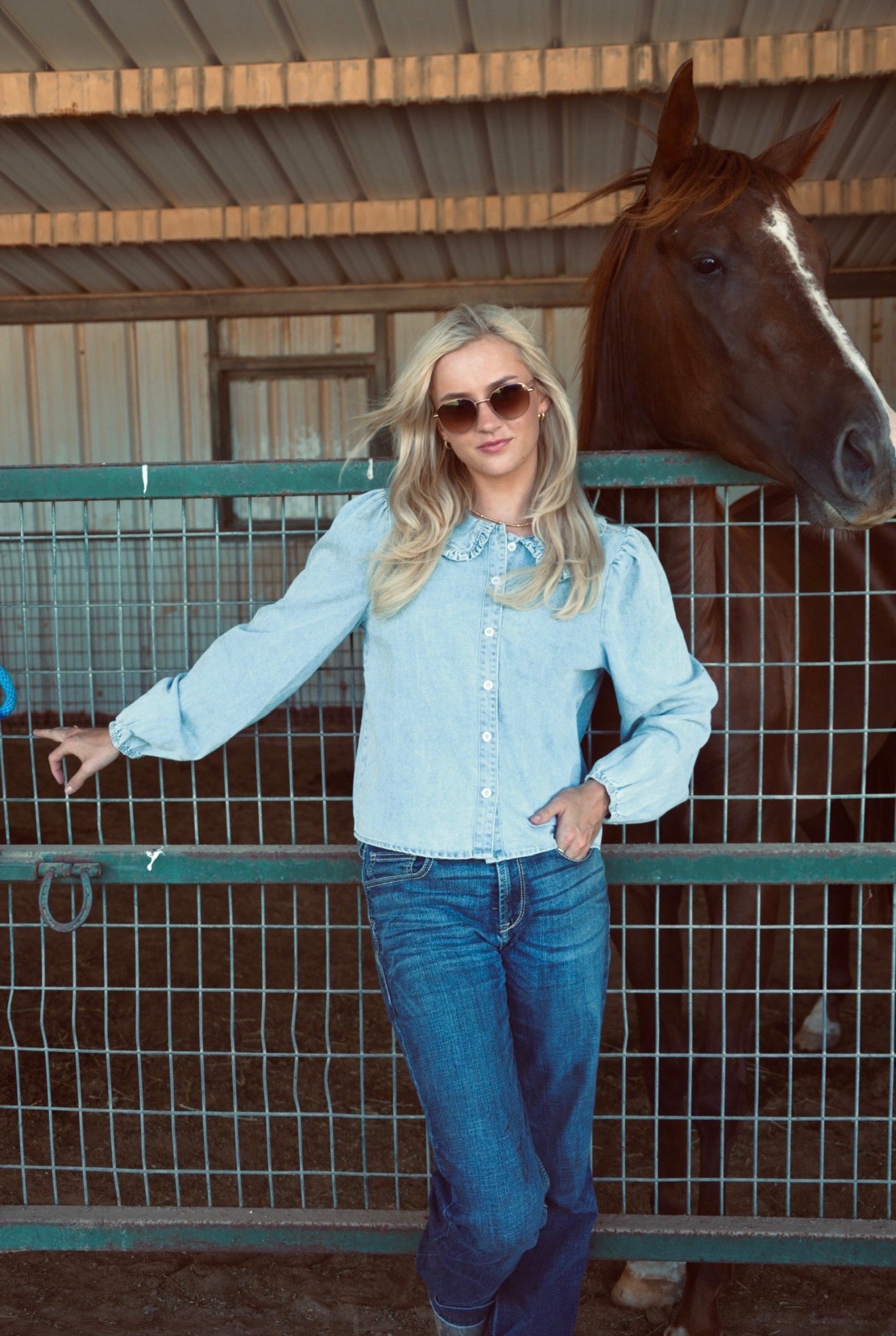 Washed Denim Shirt