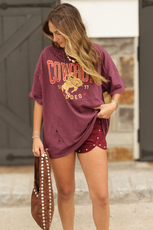 Cowboy Oversized Seamless Tee