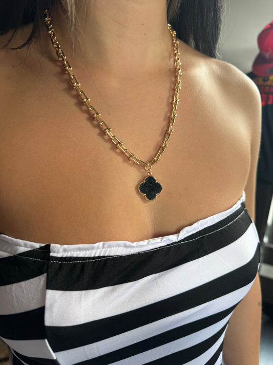 Fiona U Chained Necklace